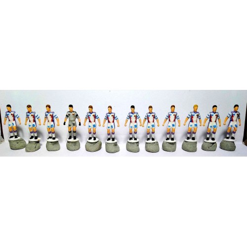 Subbuteo Andrew Table Soccer Yugoslavia 1990 World Cup Team away kit no bases no box only 12 figures